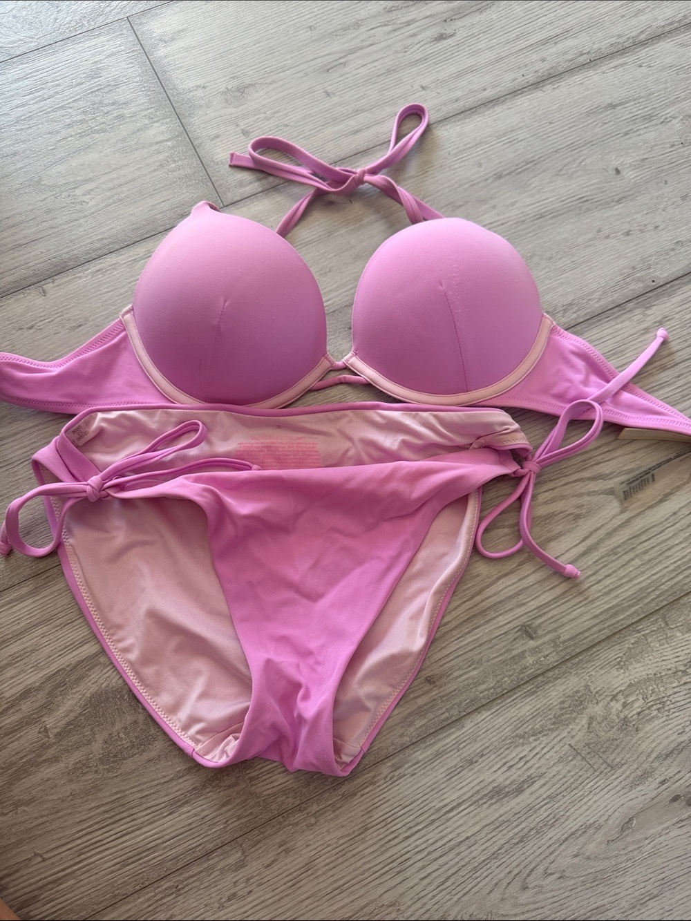 Victoria's Secret Tie-Side Push-Up Bikini Set